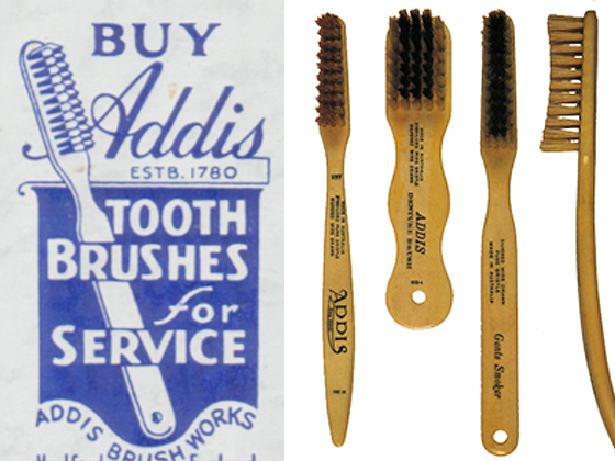 Made up in Britain: Toothbrush : William Addis 1780